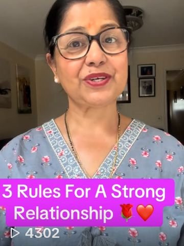 TikTok video: 3 rules for a strong relationship